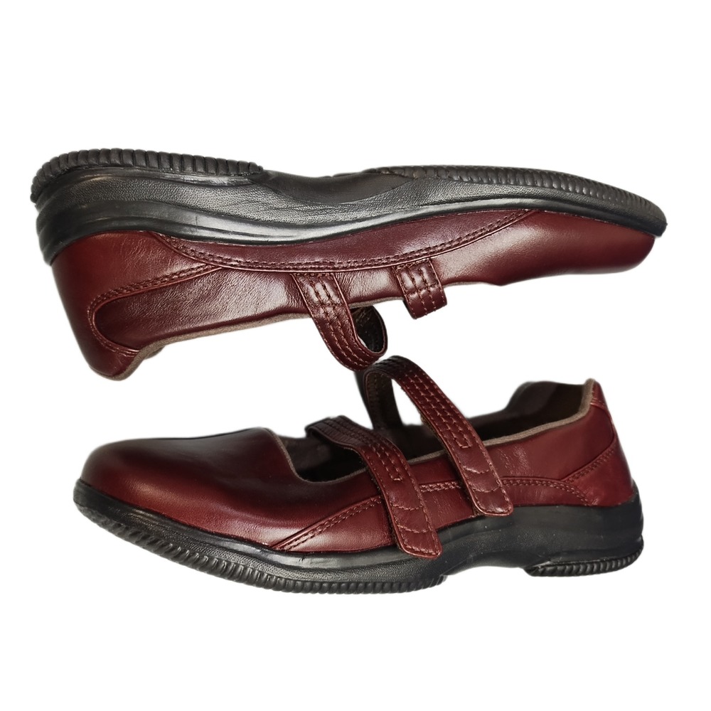 Propet Twilite Walker Mary Jane Shoes Womens US 8D Red Black Shock Absorber EUC